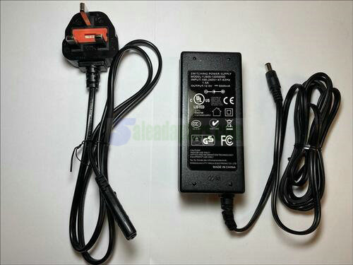 Replacement for 12V 5.0A AC DC Adapter ZF120A-1205000 ITE Power Supply UK Plug Replacement for 12V 5.0A AC DC Adapter ZF120A-1205000 ITE Power Supply UK Plug