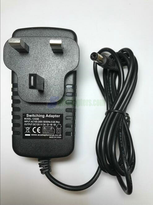 12V 1.5A Mains AC Adaptor Charger for Nextbase SDV37S SDV Portable DVD Player 12V 1.5A Mains AC Adaptor Charger for Nextbase SDV37S SDV Portable DVD Player