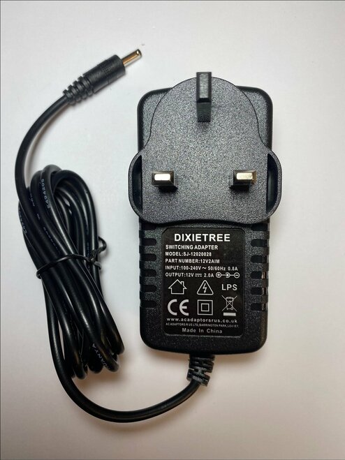 UK 12V AC-DC Adaptor for Edimax IC-6220DC Smart Wireless Peephole Network Camera UK 12V AC-DC Adaptor for Edimax IC-6220DC Smart Wireless Peephole Network Camera