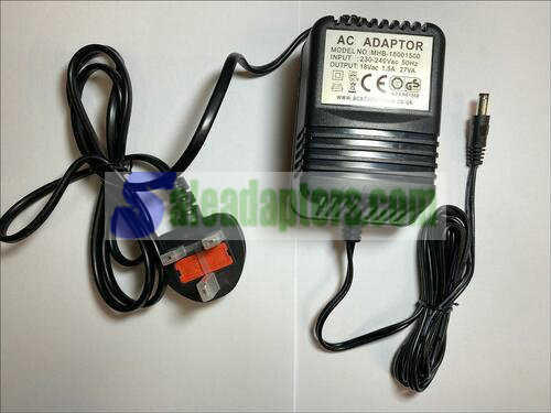 UK 18Vac 18V 600mA HKA18-600 Class 2 Transformer for Mackie Mix5 Compact Mixer UK 18Vac 18V 600mA HKA18-600 Class 2 Transformer for Mackie Mix5 Compact Mixer