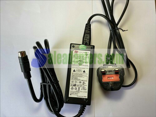 UK Plug Replacement for Lacie AC Power Supply 12V 2A 5V 2A ACU034A-0512 4 Pin UK Plug Replacement for Lacie AC Power Supply 12V 2A 5V 2A ACU034A-0512 4 Pin