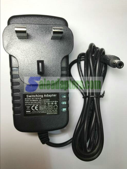 18V 1.5A 27W DC IN Mains AC-DC Switching Adapter for Sandstrom SPDBT1612 Dock 18V 1.5A 27W DC IN Mains AC-DC Switching Adapter for Sandstrom SPDBT1612 Dock