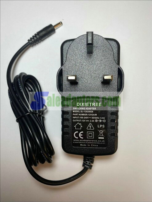 Daewoo D-7900 Portable DVD Player 12V 110-240V AC-DC Switching Adapter UK Daewoo D-7900 Portable DVD Player 12V 110-240V AC-DC Switching Adapter UK