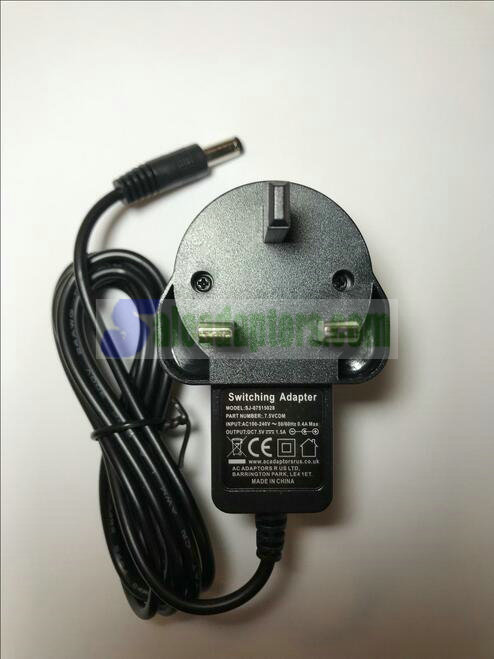 7.5V 900mA Mains AC-DC Adaptor Power Supply for Roberts Gemini DAB Radio 7.5V 900mA Mains AC-DC Adaptor Power Supply for Roberts Gemini DAB Radio