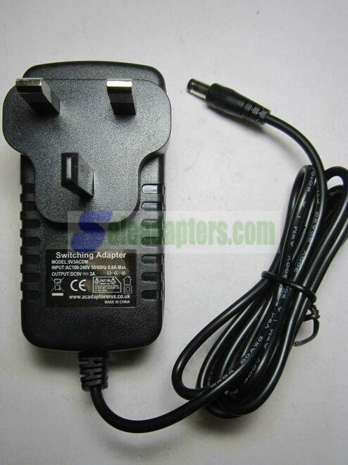 Replacement UK 9V 2.5A AC-DC Switch Mode Adapter Power Supply for Bush Boombox Replacement UK 9V 2.5A AC-DC Switch Mode Adapter Power Supply for Bush Boombox