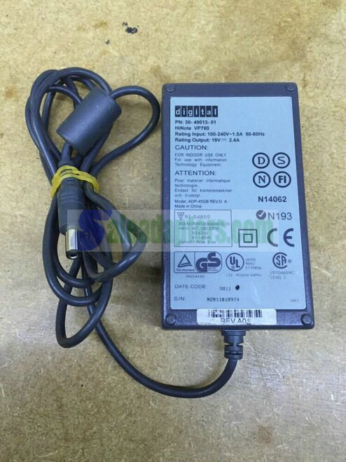 Genuine Digital Power Supply PN 30-49013-01 VP700 19V 2.4A Model ADP-45GB Genuine Digital Power Supply PN 30-49013-01 VP700 19V 2.4A Model ADP-45GB