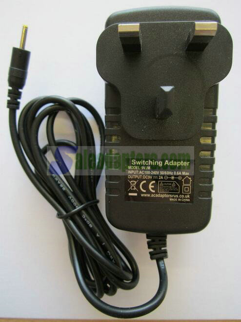 9V 2000mA 2A Mains AC Adaptor Charger for Disgo DISTAB6000R Tablet 6000 PC 9V 2000mA 2A Mains AC Adaptor Charger for Disgo DISTAB6000R Tablet 6000 PC