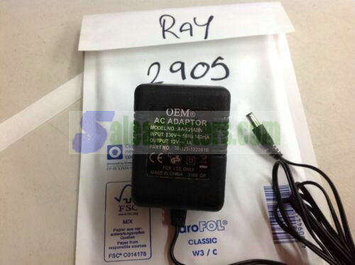 Genuine OEM AC ADAPTOR AA-121ABN 12V 1A Power Supply Genuine OEM AC ADAPTOR AA-121ABN 12V 1A Power Supply