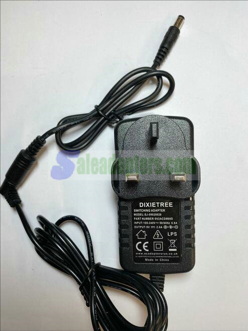 9V 2A Negative Polarity AC-DC Adaptor Power Supply 5.5mm X 2.5mm 9V 2A Negative Polarity AC-DC Adaptor Power Supply 5.5mm X 2.5mm