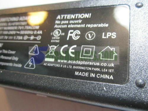 Replacement for Stontronics 3A-124DA07 T2322ST 7V 1.75A AC-DC Power Adaptor PSU Replacement for Stontronics 3A-124DA07 T2322ST 7V 1.75A AC-DC Power Adaptor PSU