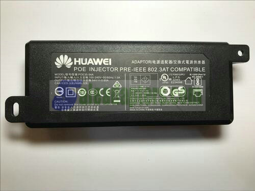 Genuine HUAWEI Adaptor POE INJECTOR PRE-IEEE 802.3AT POE35-54A 54V 0.65A PSU Genuine HUAWEI Adaptor POE INJECTOR PRE-IEEE 802.3AT POE35-54A 54V 0.65A PSU