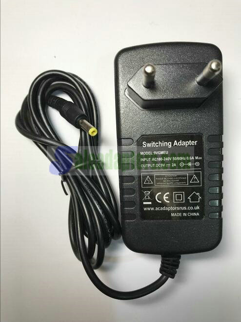 Curtis DVD7026 7026 Portable DVD Player Power Supply 9V 2 Pin EU Plug European Curtis DVD7026 7026 Portable DVD Player Power Supply 9V 2 Pin EU Plug European
